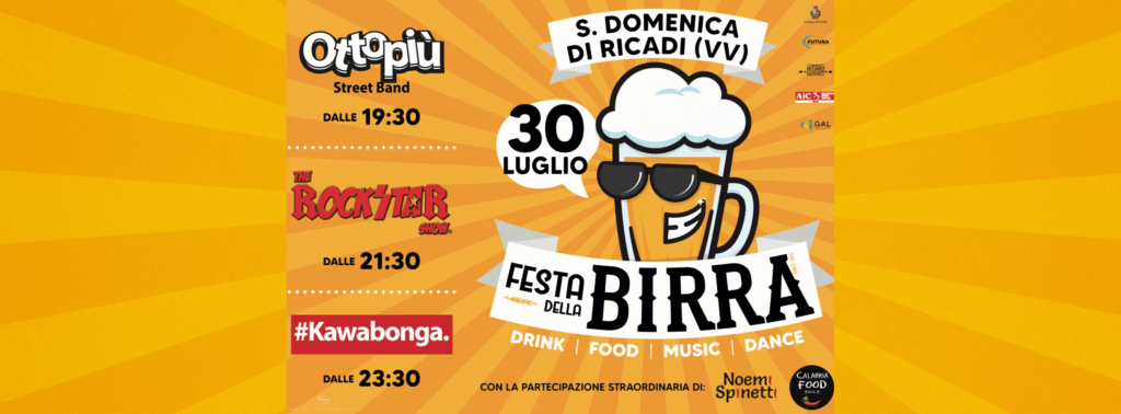 IV edizione della Festa della Birra a S. Domenica di&nbsp;Ricadi